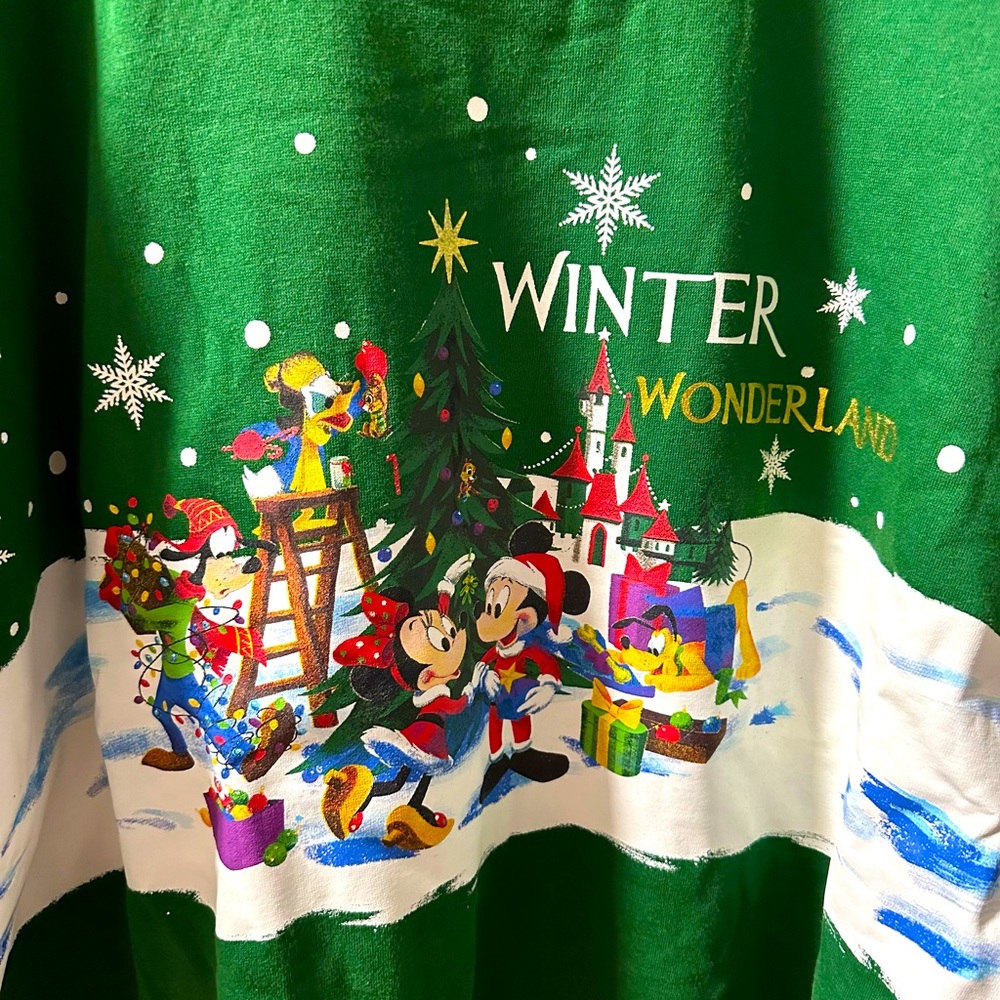 NEW Walt Disney World Mickey & Friends Christmas Holiday Crewneck Sweater - Picture 3 of 4